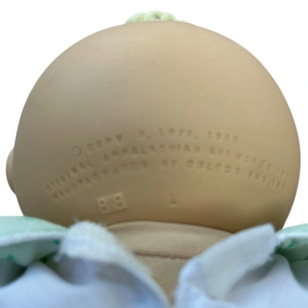 Cabbage Patch Kids Preemie  1978 1982 Xavier Roberts Blue Eyes Original Outfit